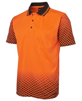 NET HI VIS POLO - Short Sleeve | Polyester